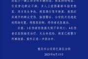 梦见野兔重庆一司机因持续鸣笛引发争执 强行驶离致1人死亡4人受伤